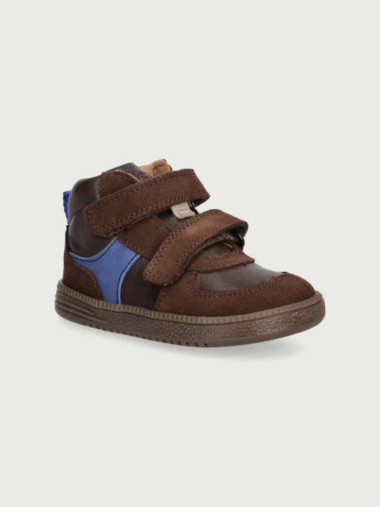 Obrázek produktu Froddo Polobotky dětské kožené LOOP HIGH-TOPS BAREFOOT hnědá