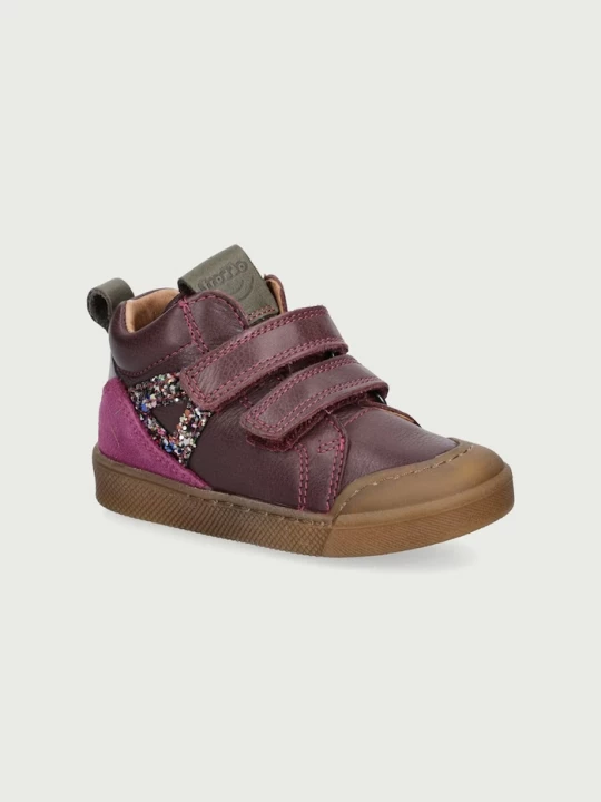 Obrázek produktu Froddo Polobotky dětské kožené ROSARIO HIGH-TOP fialová