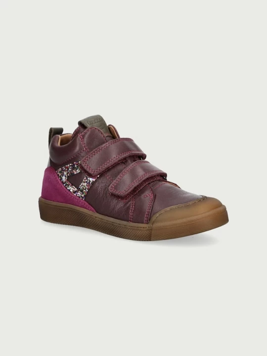 Obrázek produktu Froddo Polobotky dětské kožené ROSARIO HIGH-TOP fialová