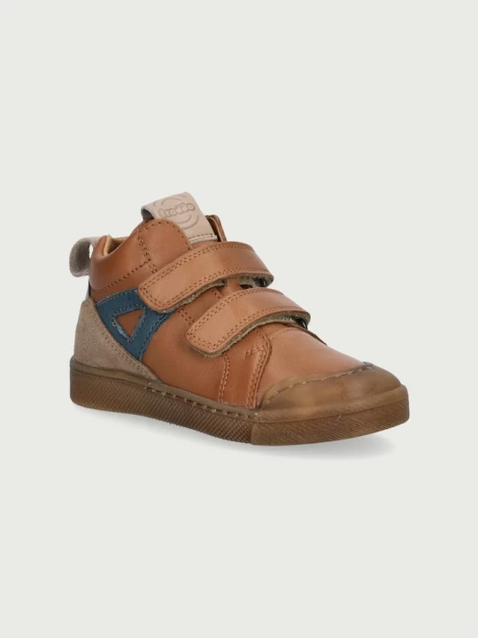 Obrázek produktu Froddo Polobotky dětské kožené ROSARIO HIGH-TOP hnědá