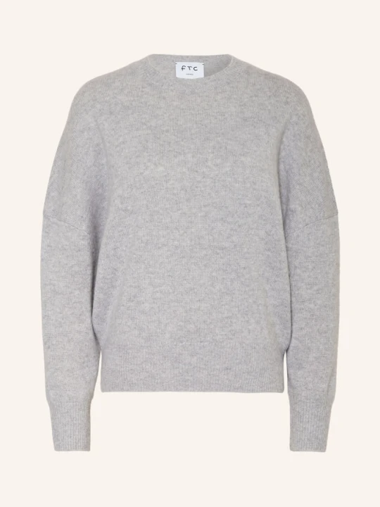 Obrázek produktu Ftc Cashmere Kašmírový Svetr světle šedá