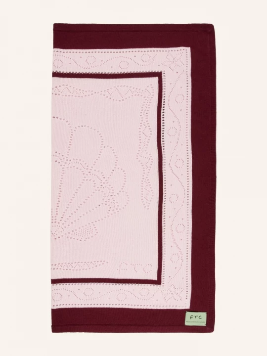 Obrázek produktu Ftc Cashmere Látka tmavě červená / světle růžová