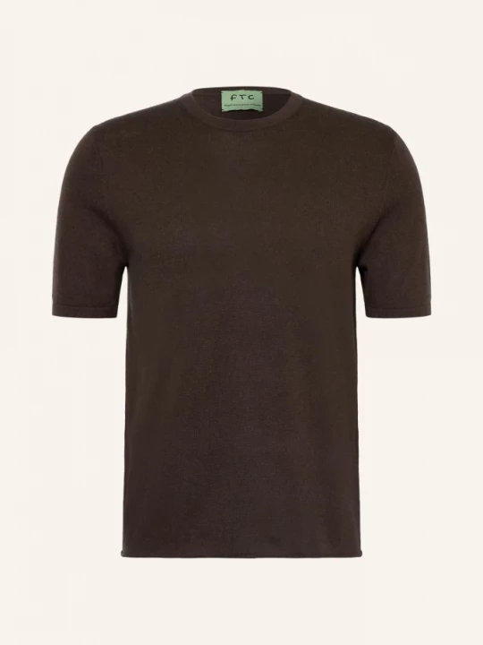 Obrázek produktu Ftc Cashmere Pletené Tričko tmavě hnědá