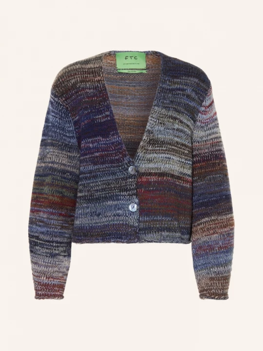 Obrázek produktu Ftc Cashmere Pletený Svetr Z Kašmíru tmavě modrá / zelená / modrá