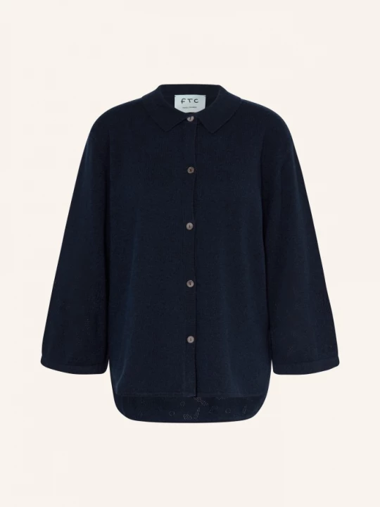 Obrázek produktu Ftc Cashmere Svetr S Kašmírem A 3/4 Rukávy tmavě modrá