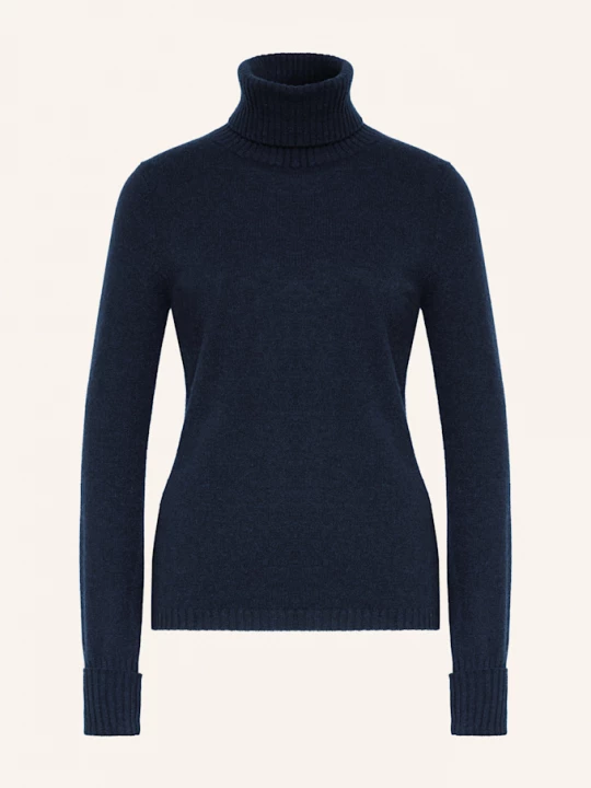 Obrázek produktu Ftc Cashmere Svetr S Rolákem Z Kašmíru tmavě modrá