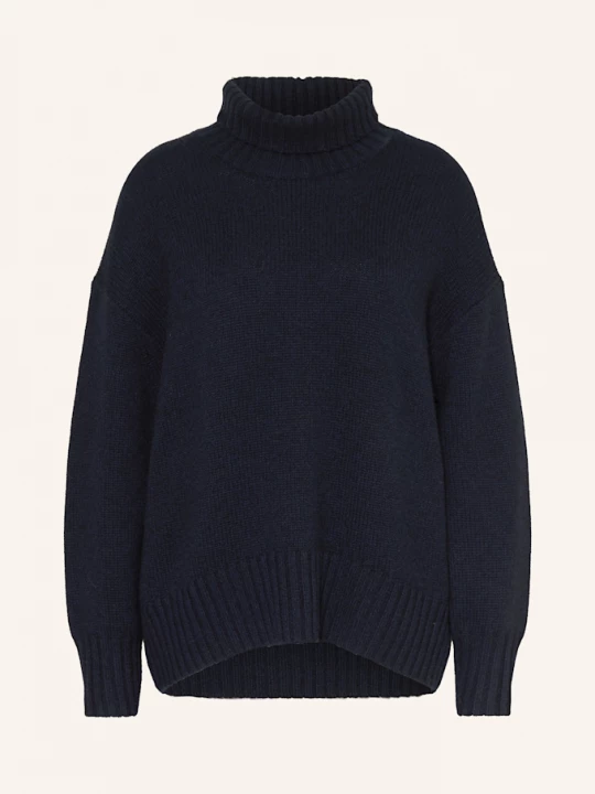 Obrázek produktu Ftc Cashmere Svetr S Rolákem Z Kašmíru tmavě modrá
