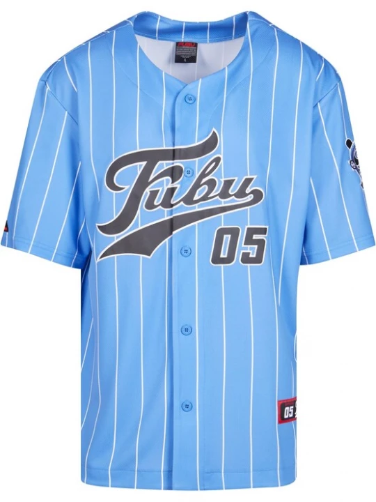 Obrázek produktu FUBU Košile 'Fubu Varsity' světlemodrá / antracitová / bílá