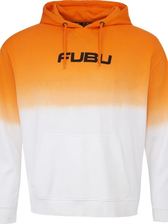 Obrázek produktu FUBU Mikina oranžová / černá / bílá