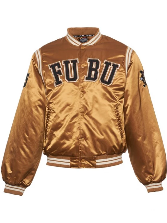 Obrázek produktu FUBU Přechodná bunda okrová / černá / bílá