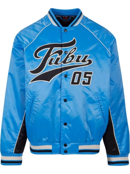 Obrázek produktu FUBU Přechodná bunda 'Varsity' královská modrá / černá / bílá