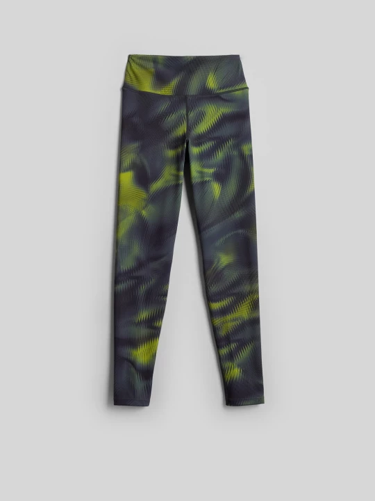 Obrázek produktu Dámské rychleschnoucí tréninkové legíny - multicolor 4F