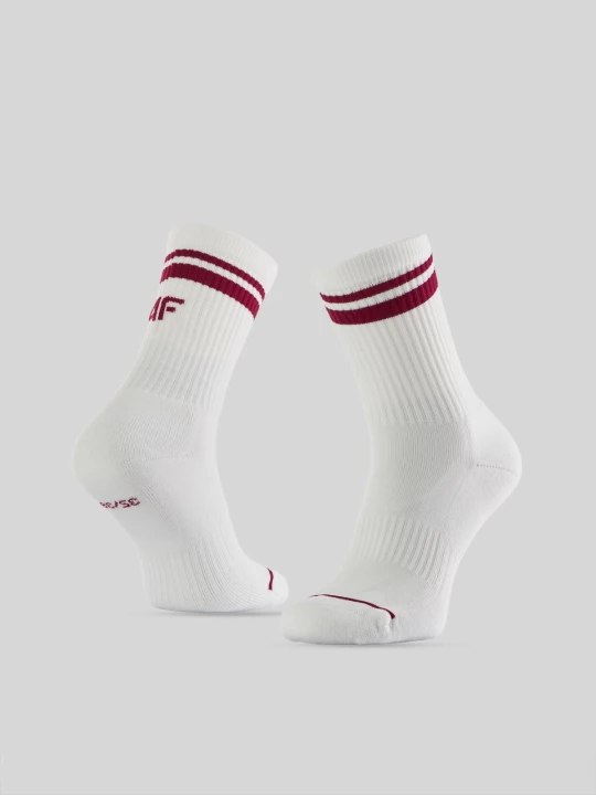 Obrázek produktu Tenisové ponožky dlouhé (2-pack) dámské - bílé 4F