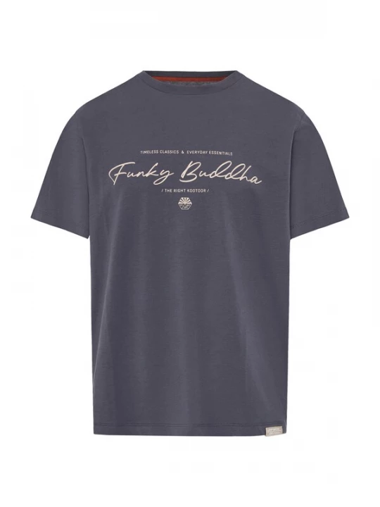 Obrázek produktu Funky Buddha Tričko béžová / tmavě šedá