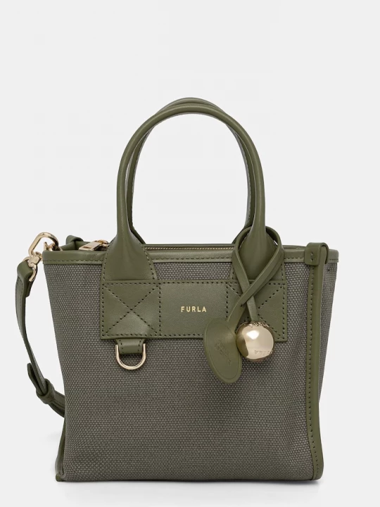 Obrázek produktu Furla crossbody kabelka dámská Divide It Mini Tote zelená