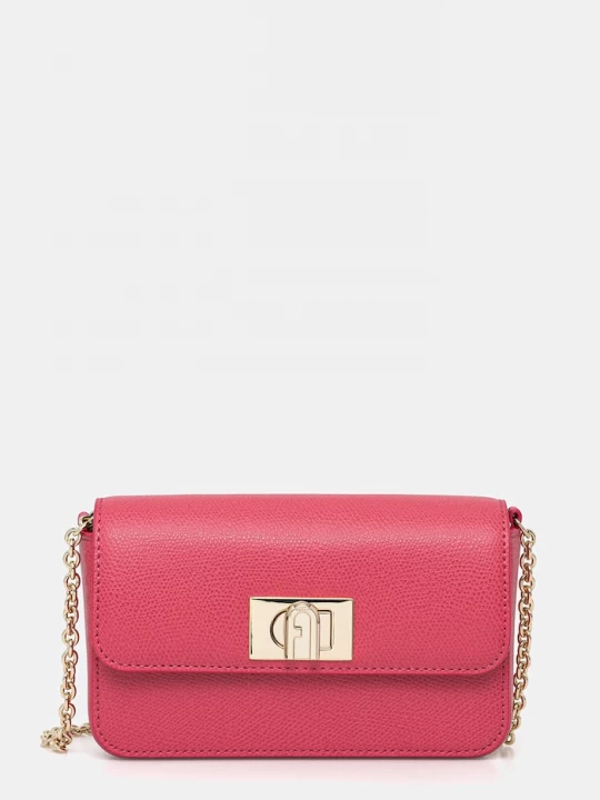 Obrázek produktu Furla crossbody kabelka dámská kožená 1927 Mini Crossbody růžová