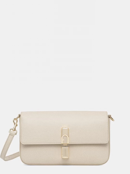 Obrázek produktu Furla crossbody kabelka dámská kožená béžová