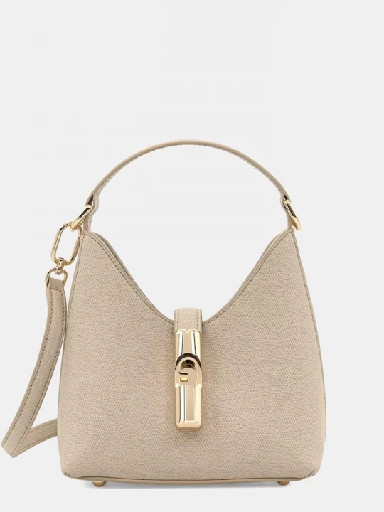 Obrázek produktu Furla crossbody kabelka dámská kožená béžová
