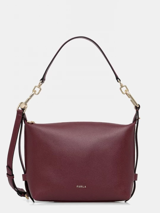 Obrázek produktu Furla crossbody kabelka dámská kožená burgundské