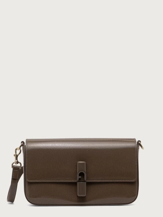 Obrázek produktu Furla crossbody kabelka dámská kožená Iride S hnědá