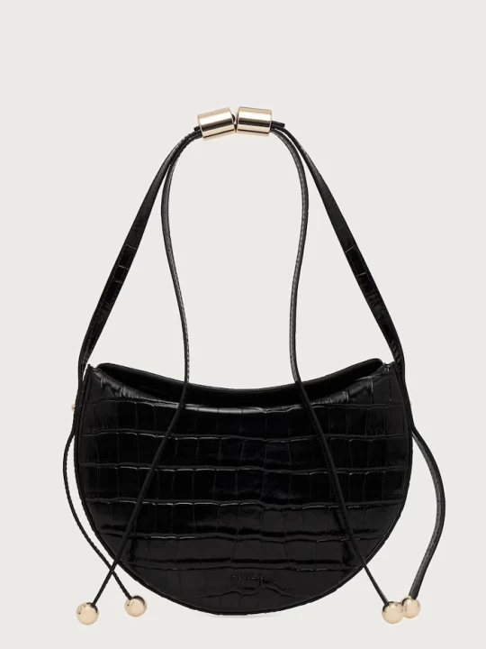 Obrázek produktu Furla crossbody kabelka dámská kožená Moonstone S černá
