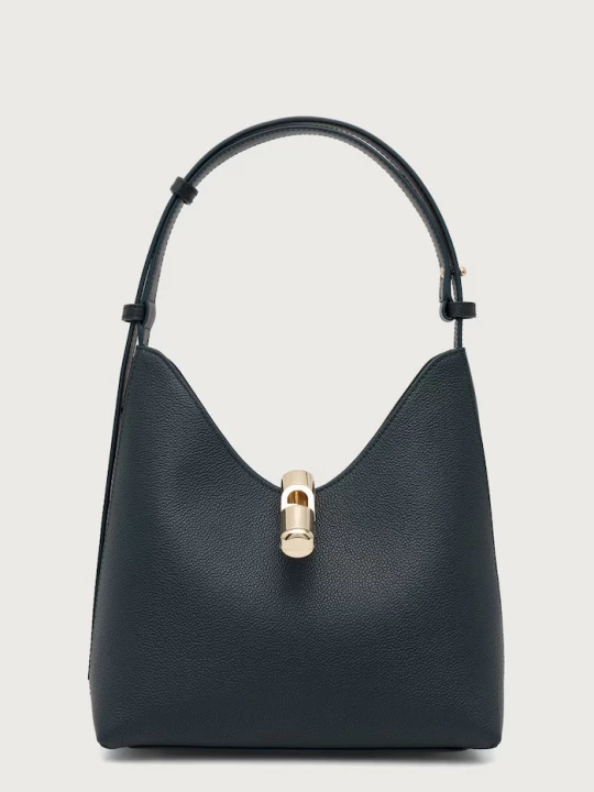 Obrázek produktu Furla hobo kabelka dámská kožená Goccia S Hobo zelená