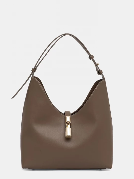 Obrázek produktu Furla hobo kabelka dámská kožená hnědá