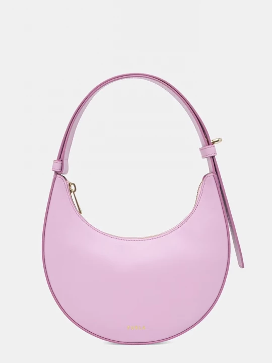 Obrázek produktu Furla hobo kabelka dámská kožená růžová