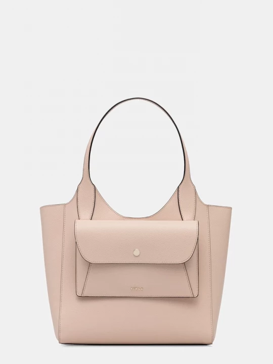 Obrázek produktu Furla kabelka přes rameno dámská kožená Lea S Tote růžová