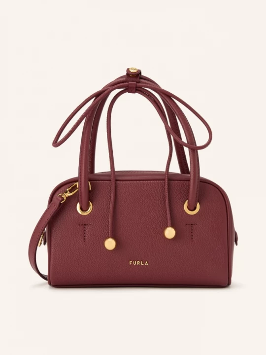 Obrázek produktu Furla Kabelka Přes Rameno Poppy Dome Mini tmavě červená / zlatá