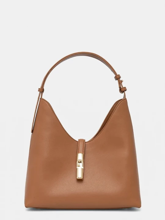 Obrázek produktu Furla Kožená kabelka Furla béžová