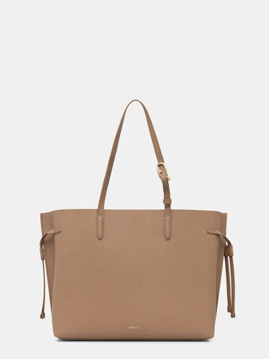 Obrázek produktu Furla Kožená kabelka Furla béžová