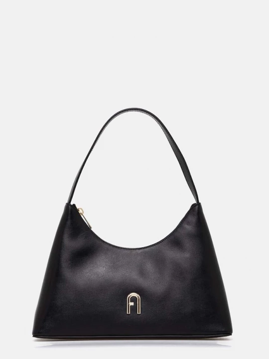 Obrázek produktu Furla Kožená kabelka Furla černá
