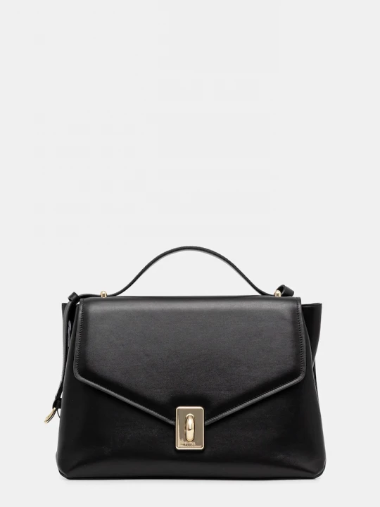Obrázek produktu Furla Kožená kabelka Furla černá