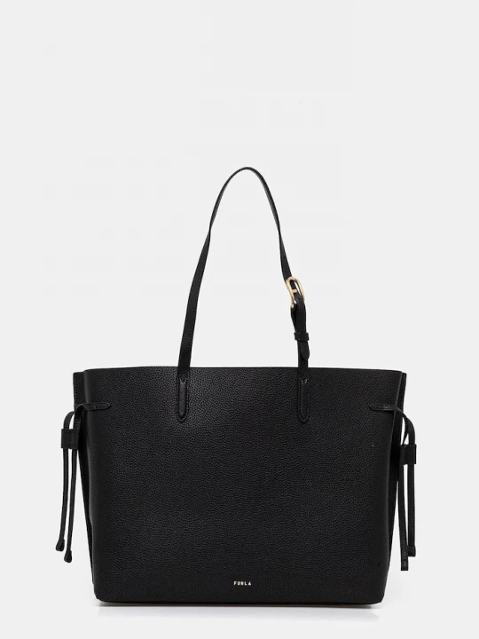 Obrázek produktu Furla Kožená kabelka Furla černá