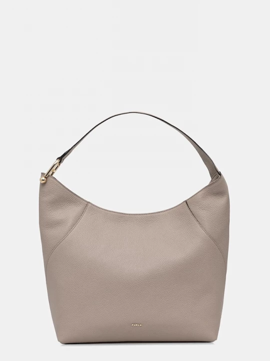 Obrázek produktu Furla Kožená kabelka Furla Lara L béžová