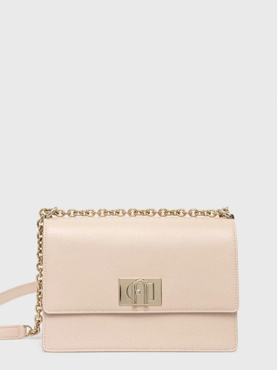 Obrázek produktu Furla Kožená kabelka Furla růžová