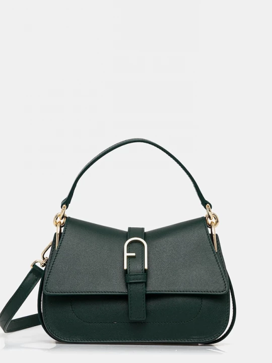Obrázek produktu Furla Kožená kabelka Furla zelená