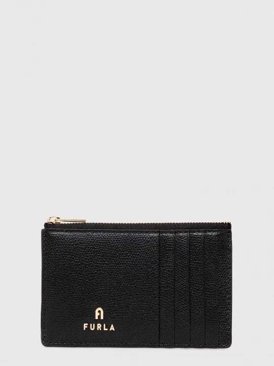 Obrázek produktu Furla Kožené pouzdro na karty Furla černá