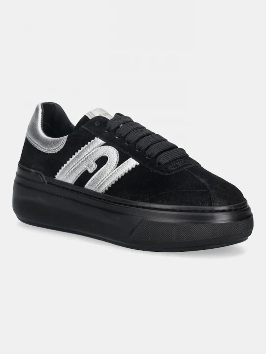 Obrázek produktu Furla Kožené tenisky Nuage Lace-Up Sneaker černá