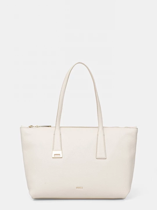 Obrázek produktu Furla nákupní taška dámská kožená Olivia M Tote béžová