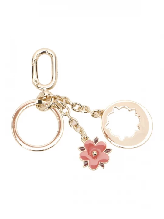 Obrázek produktu FURLA Přívěsek na klíče zlatá / starorůžová / bordó