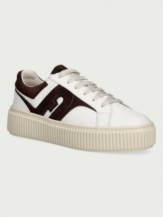 Obrázek produktu Furla Sky Lace-Up sneakers boty dámské kožené béžová