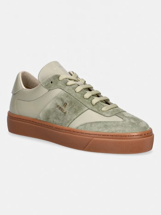 Obrázek produktu Furla sneakers boty dámské kožené zelená