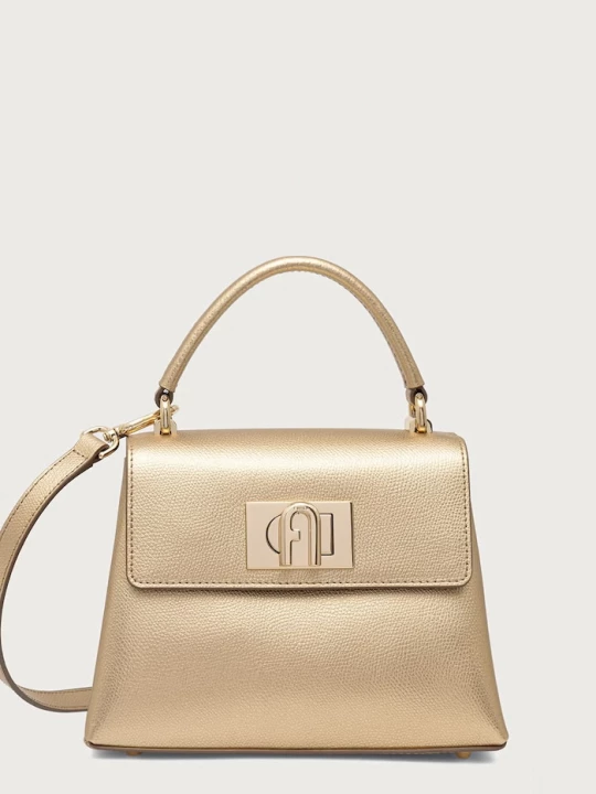 Obrázek produktu Furla taška dámská kožená 1927 Mini Top Handle zlatá