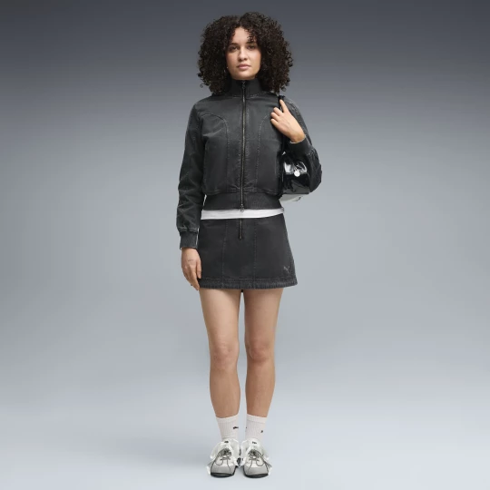 Obrázek produktu FUTURE.PUMA.ARCHIVE Washed Twill Skirt Women, Clothing, Black