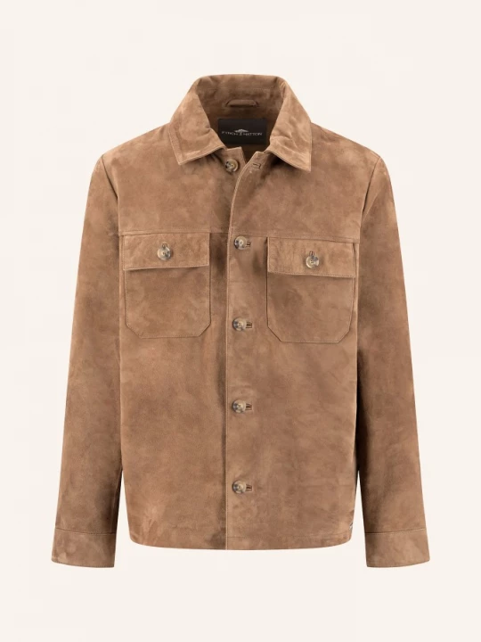 Obrázek produktu Fynch-Hatton Kožená Overshirt hnědá