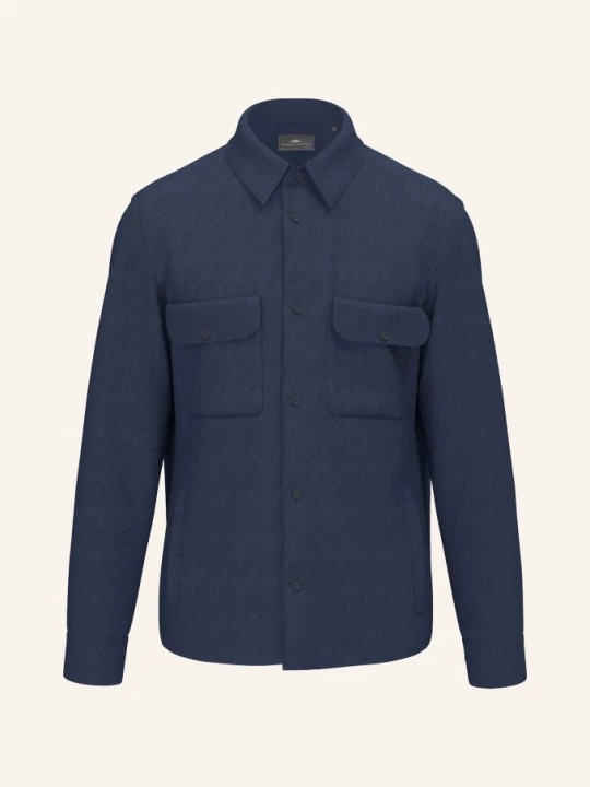 Obrázek produktu Fynch-Hatton Overshirt S Lnem tmavě modrá