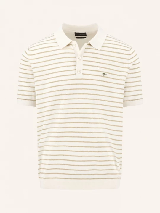 Obrázek produktu Fynch-Hatton Pletené Polo Tričko krémová / khaki