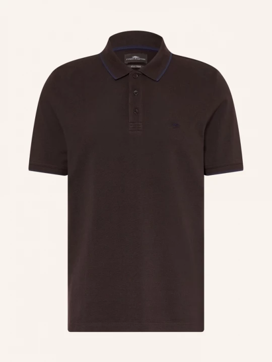 Obrázek produktu Fynch-Hatton Polo Tričko Picqué, Regular Fit tmavě hnědá / tmavě modrá